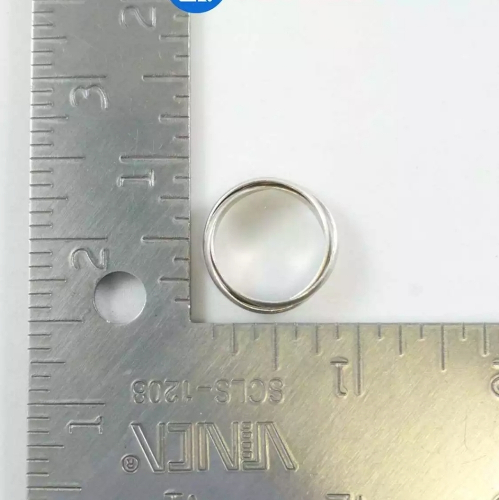 Ibb Signed. 925 Interlocking Rings. - image 6